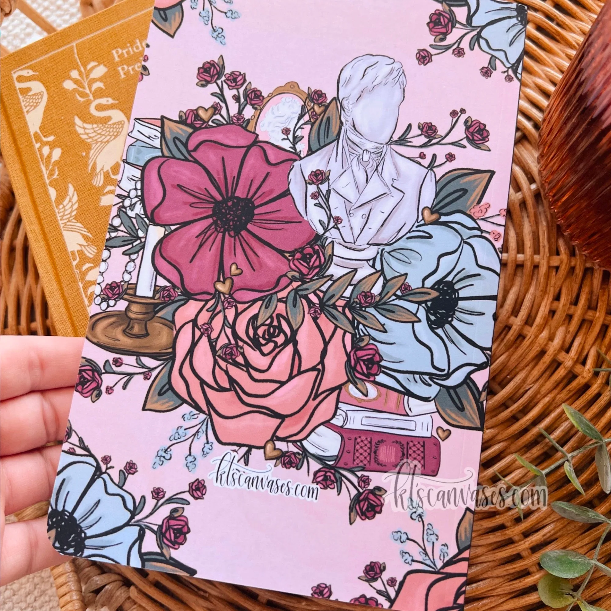 Love Story Florals LINED Softcover Notebook