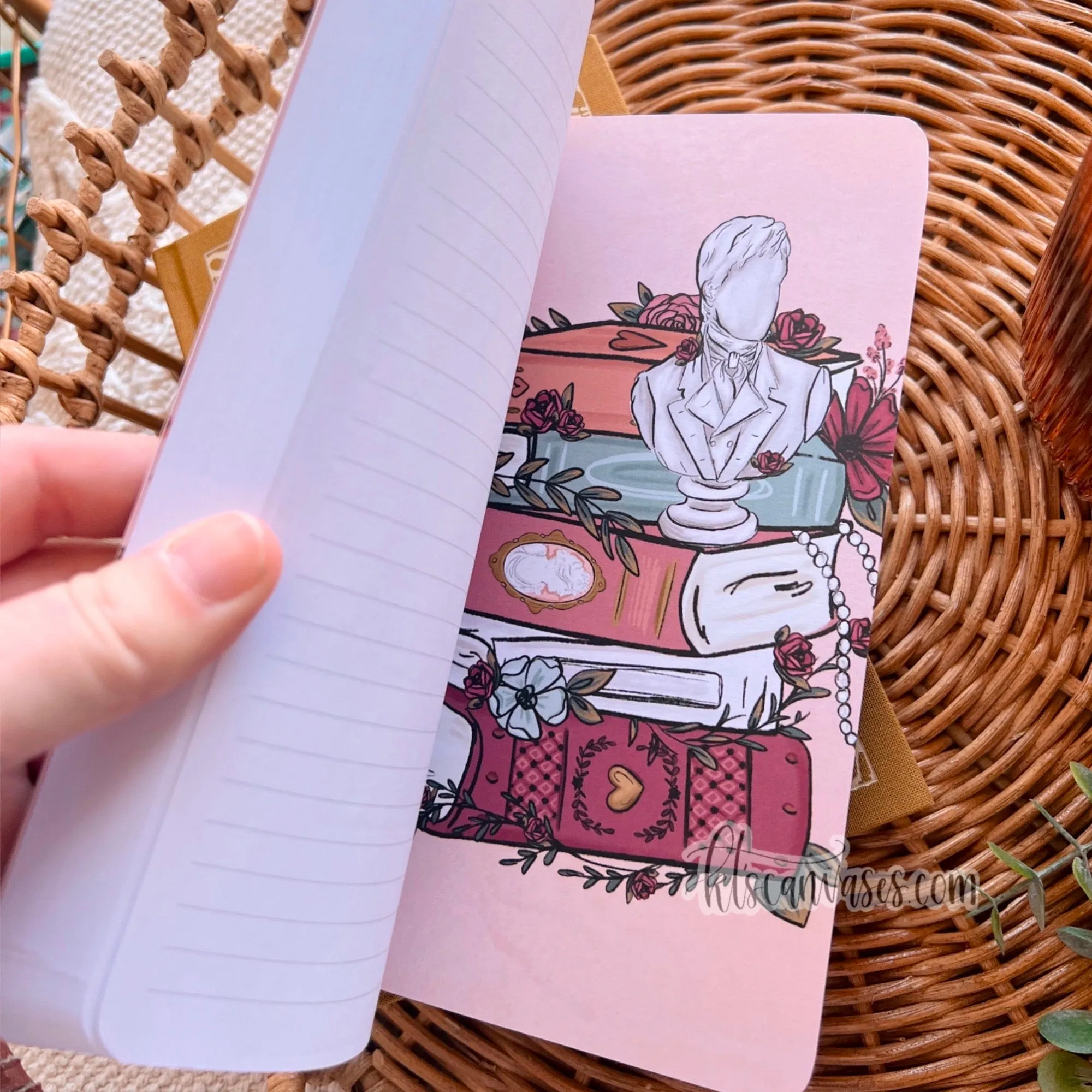 Love Story Florals LINED Softcover Notebook