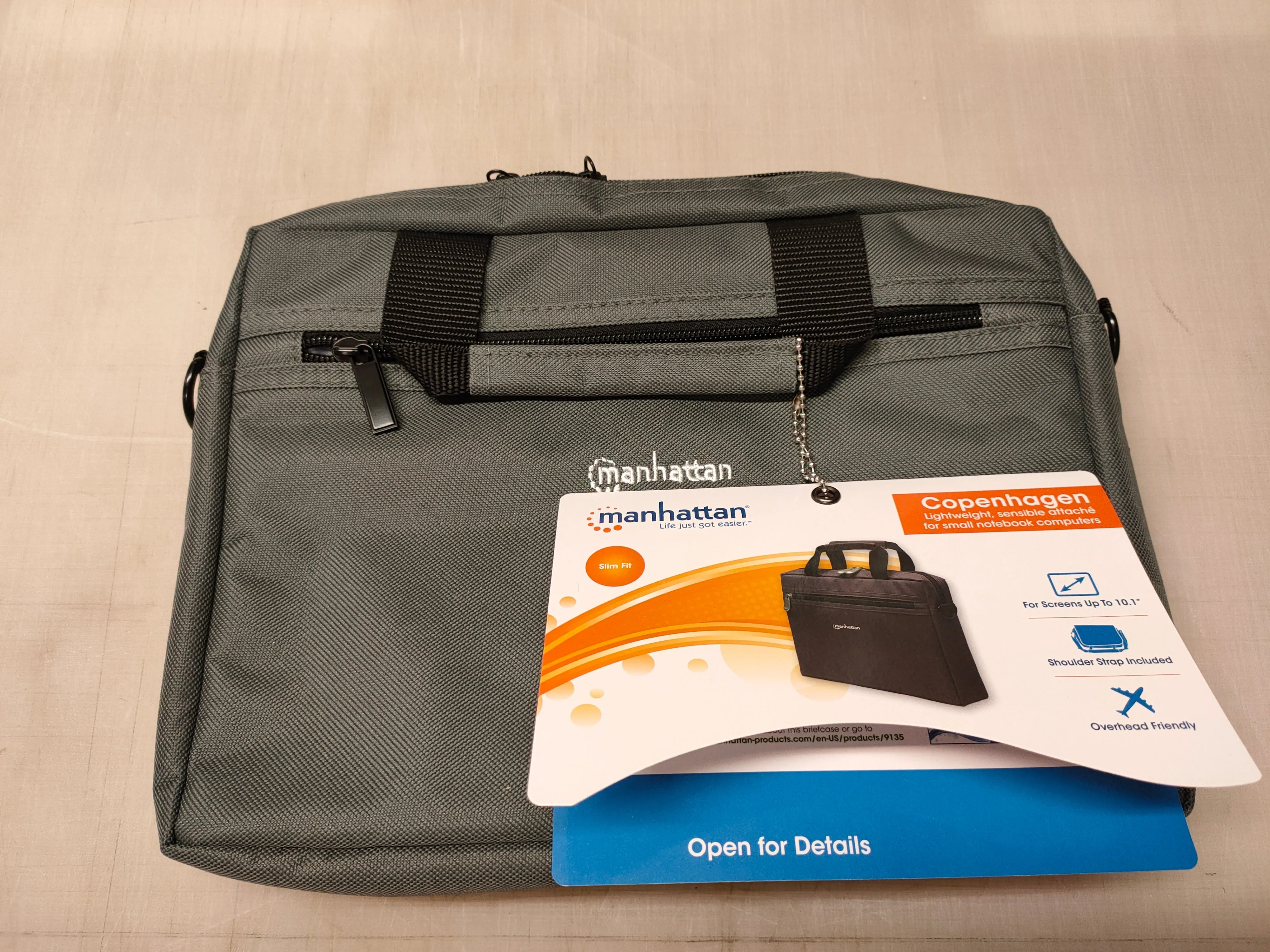 Manhattan Copenhagen 10.1" Slim Notebook Bag