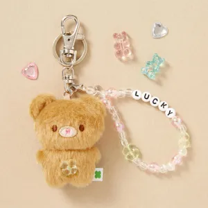 Mini Keyring Clover Charm Bear