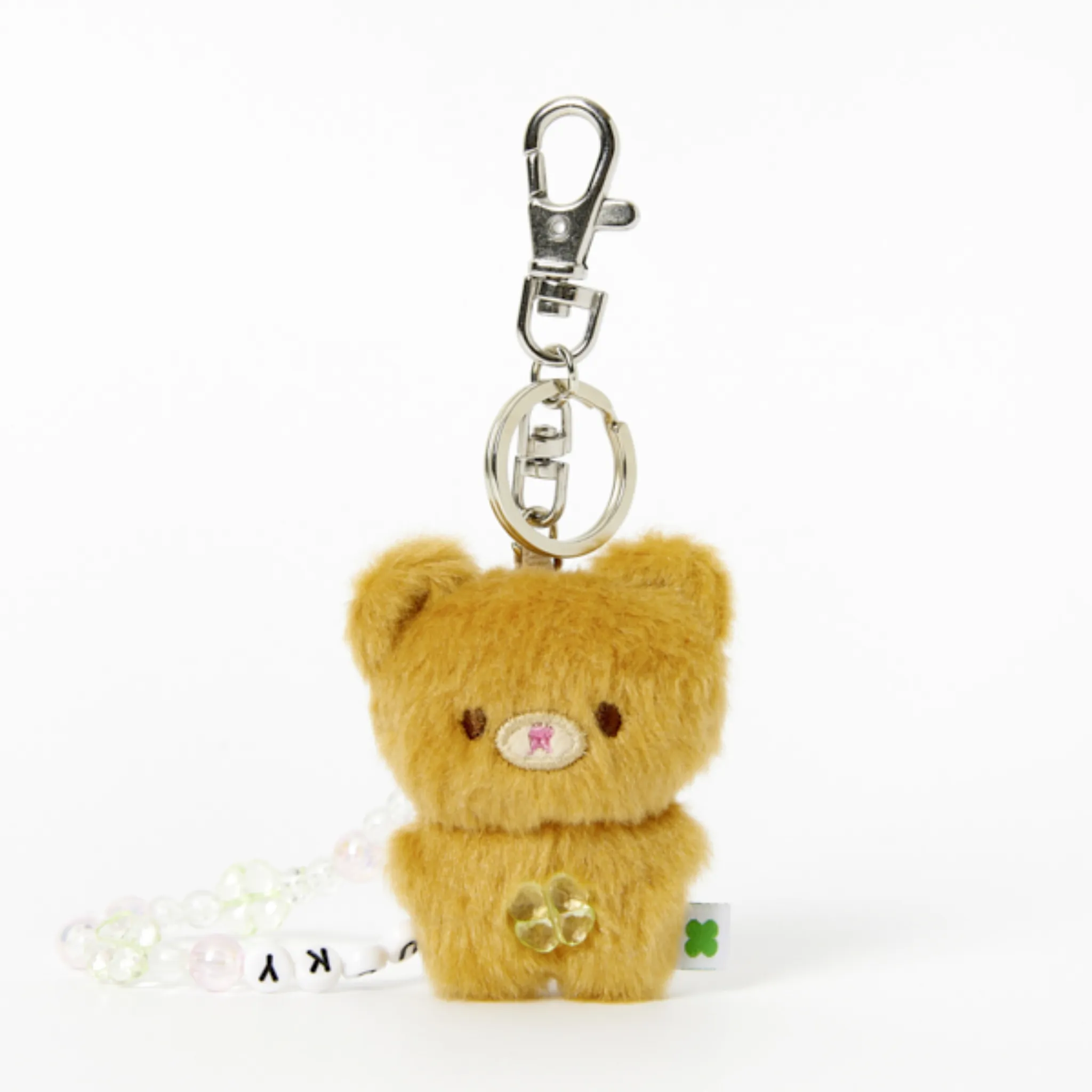 Mini Keyring Clover Charm Bear