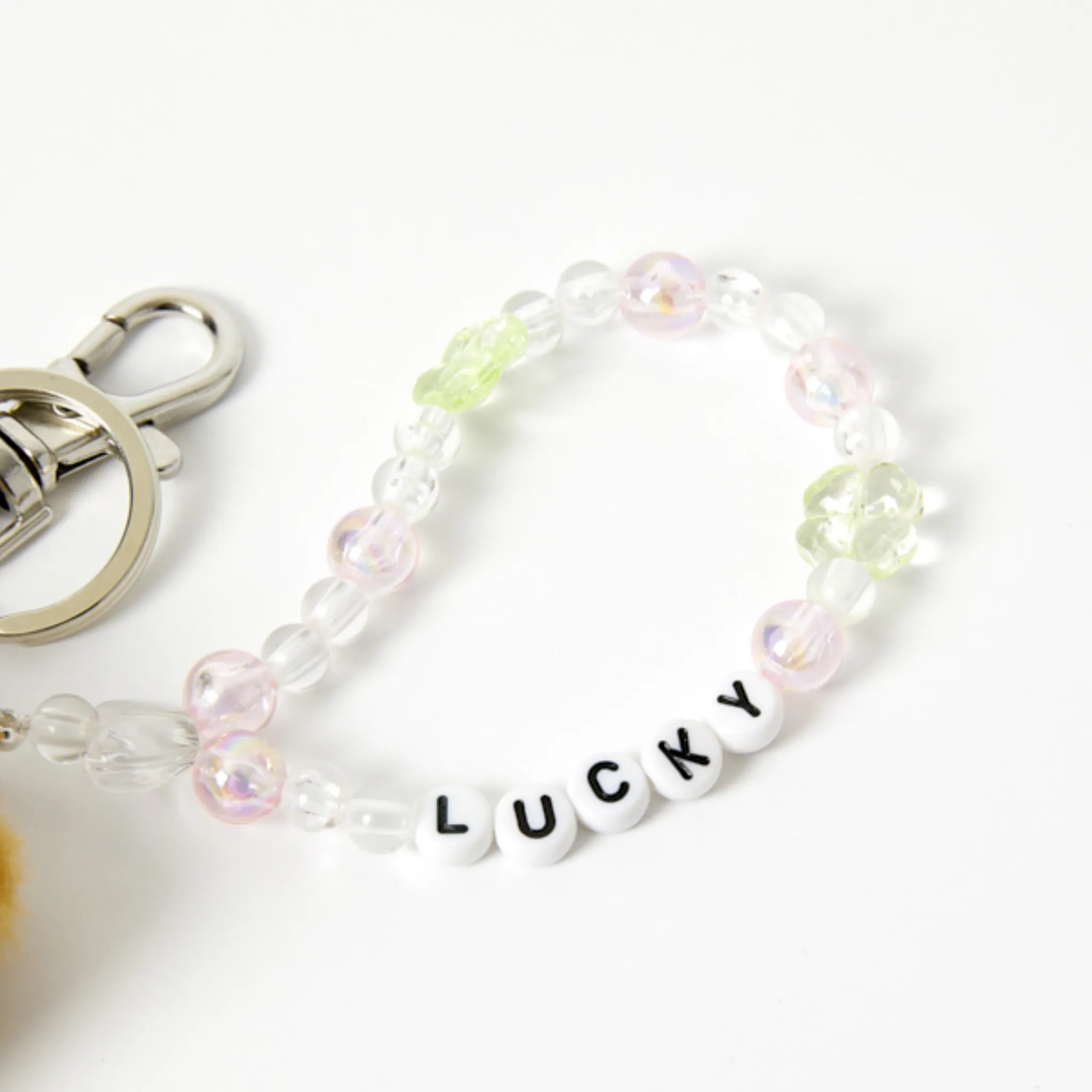 Mini Keyring Clover Charm Bear