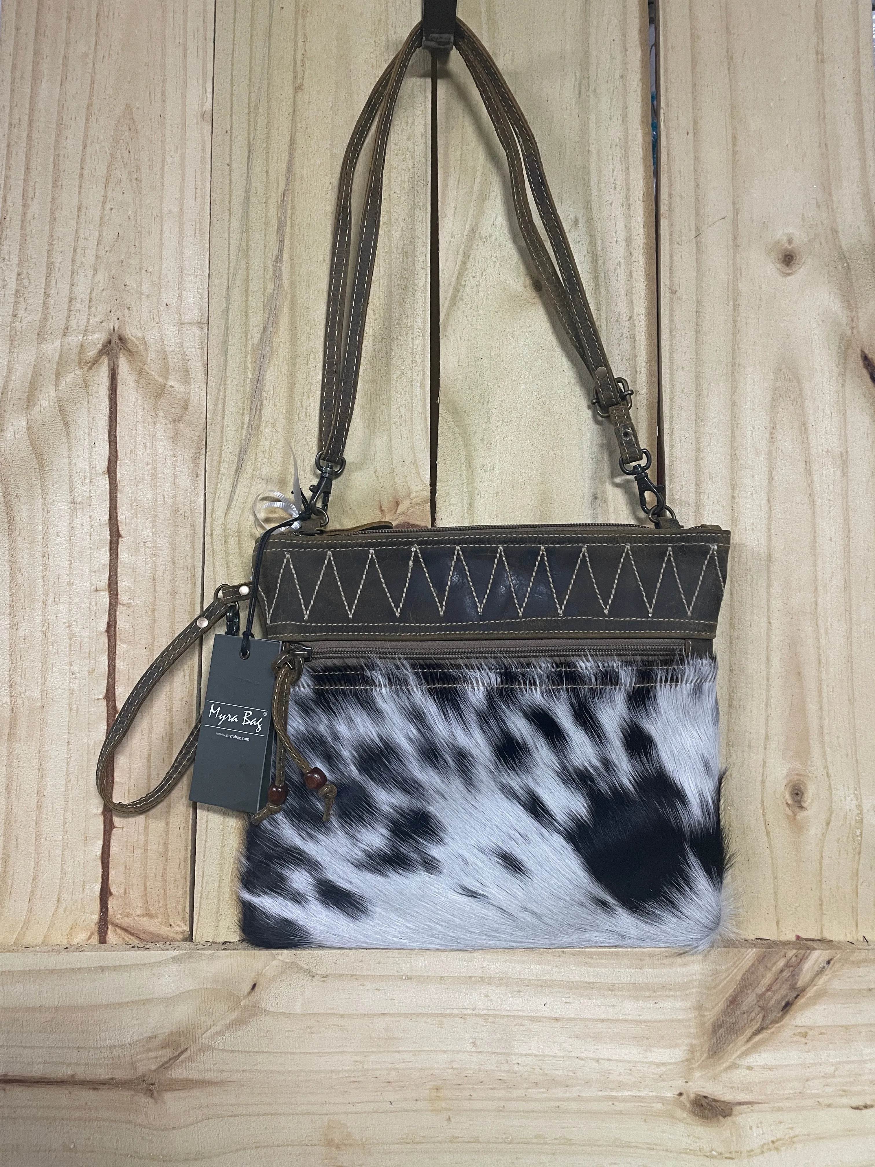 Myra Bag Eli’s Leather Hair-On Bag