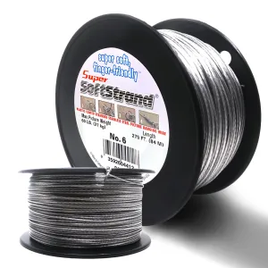 No. 6 Vinyl Coated Stainless Wire 275ft