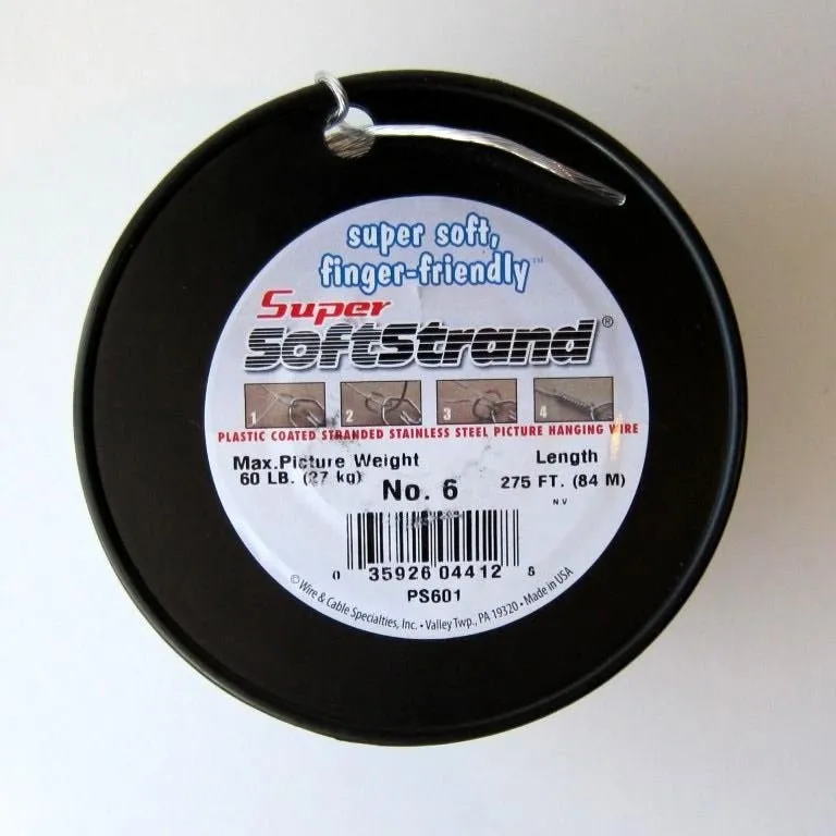 No. 6 Vinyl Coated Stainless Wire 275ft