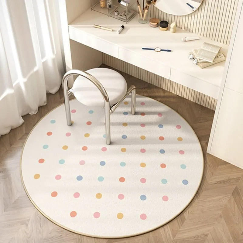 Non-Slip Round Soft Living Room Carpet