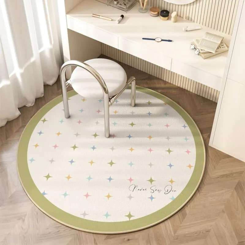 Non-Slip Round Soft Living Room Carpet
