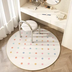 Non-Slip Round Soft Living Room Carpet