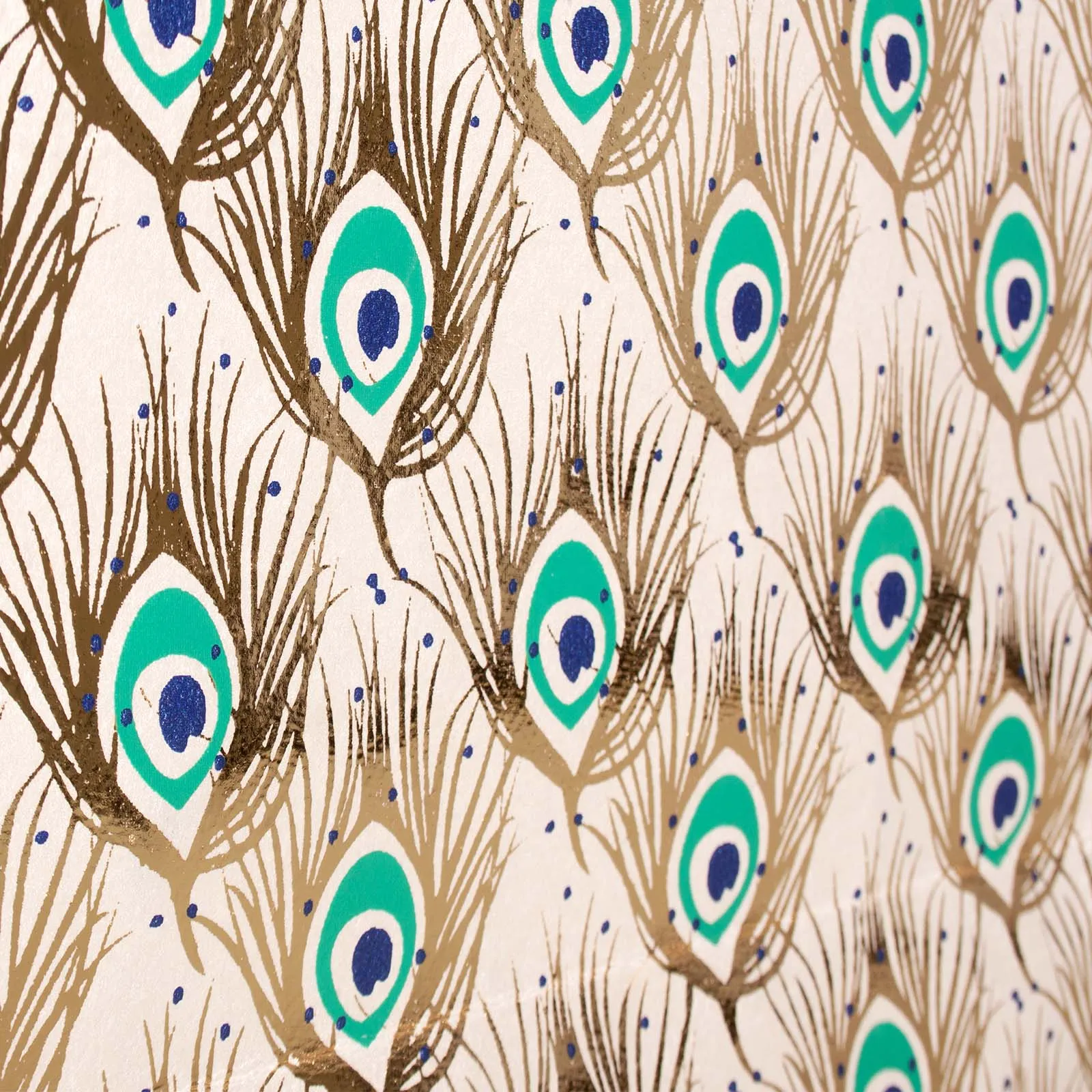 Paperchase Handmade Foil Peacock Gift Bag