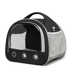 PAWS ASIA Suppliers Hot Selling Portable Outdoor Travel Breathable Foldable Shoulder Small Pet Carrier Bag Bird Hamster Squirrel