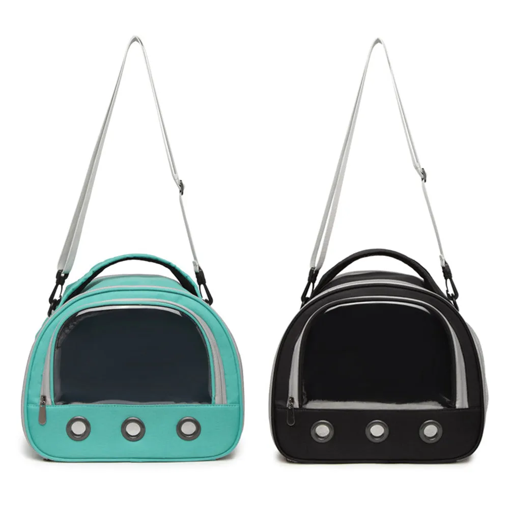 PAWS ASIA Suppliers Hot Selling Portable Outdoor Travel Breathable Foldable Shoulder Small Pet Carrier Bag Bird Hamster Squirrel