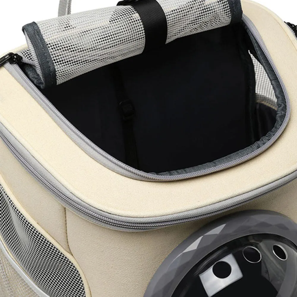PAWS ASIA Suppliers Luxury Outdoor Portable Foldable Bike Pet Carrier BackPack Cat Travel Space Bag Dog