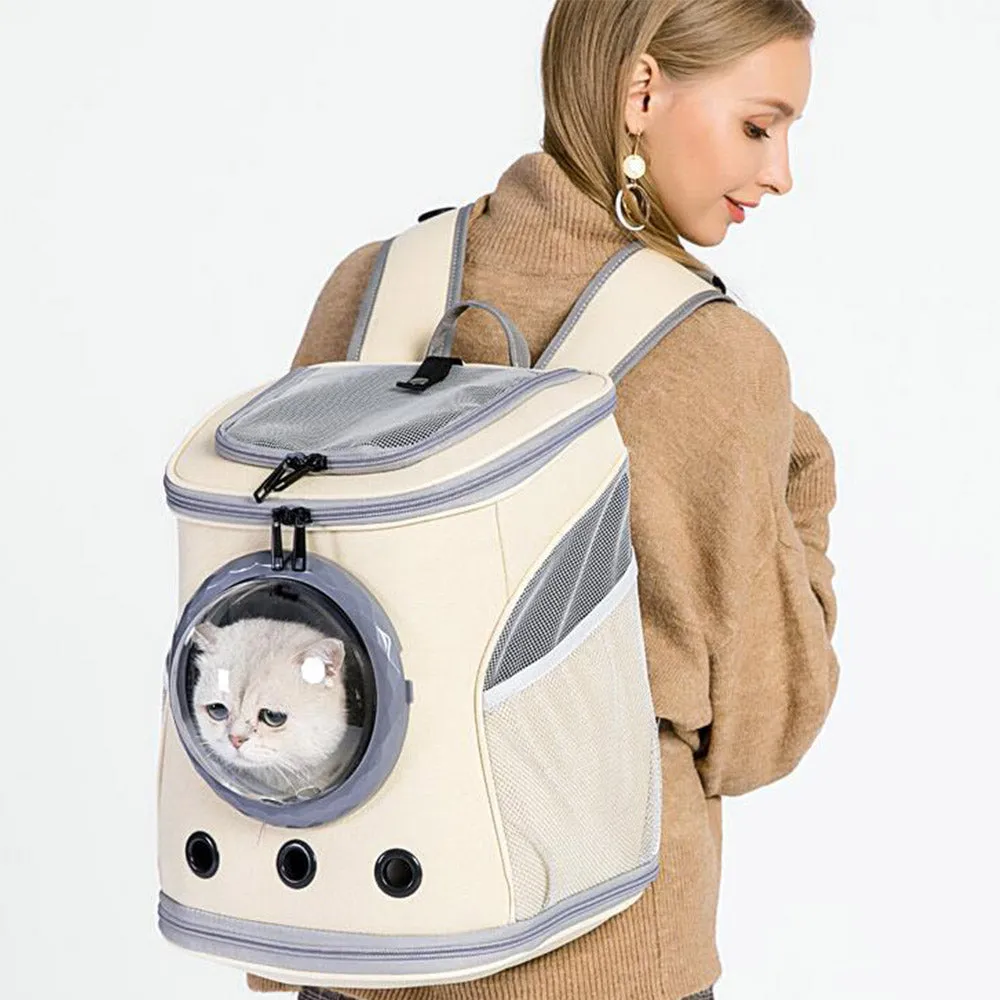 PAWS ASIA Suppliers Luxury Outdoor Portable Foldable Bike Pet Carrier BackPack Cat Travel Space Bag Dog