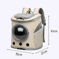 PAWS ASIA Suppliers Luxury Outdoor Portable Foldable Bike Pet Carrier BackPack Cat Travel Space Bag Dog