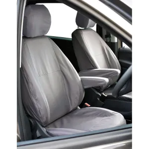 Peugeot Bipper Front 1 1 INKA Tailored Waterproof Seat Covers GREY MY-2008-2016