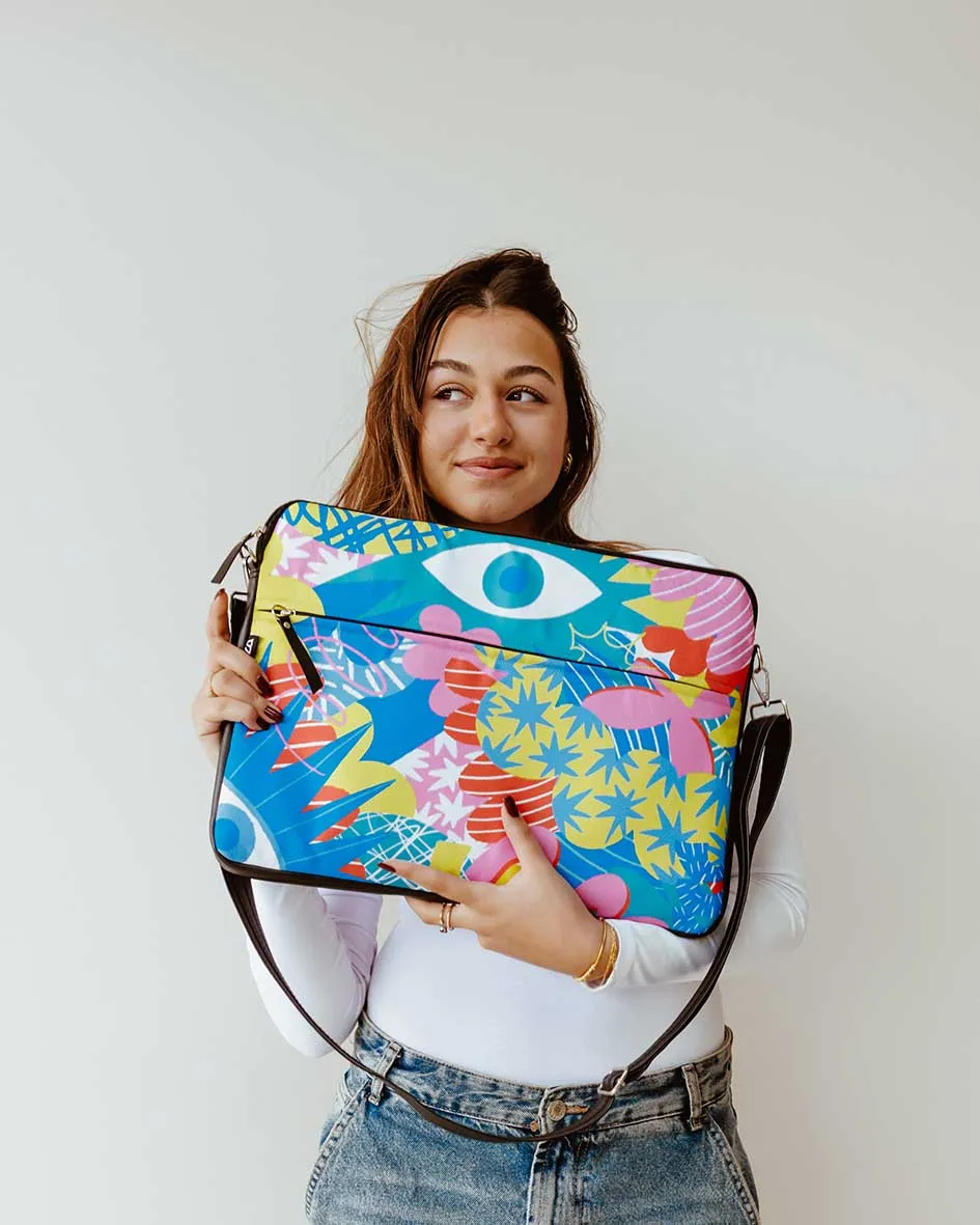 Pink lush Laptop Bag