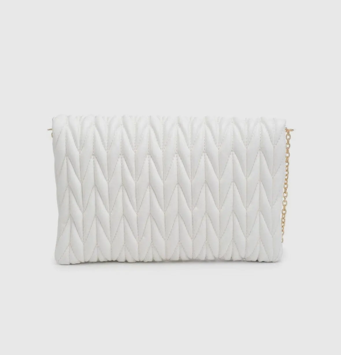 Quilted Foldover Clutch
