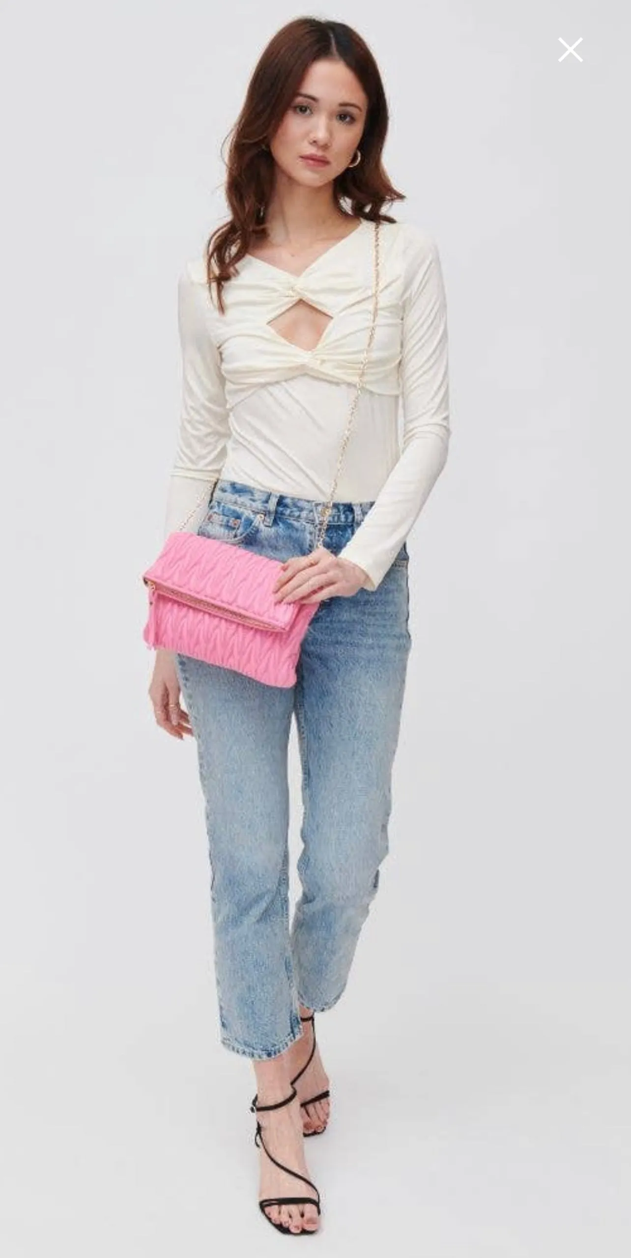 Quilted Foldover Clutch