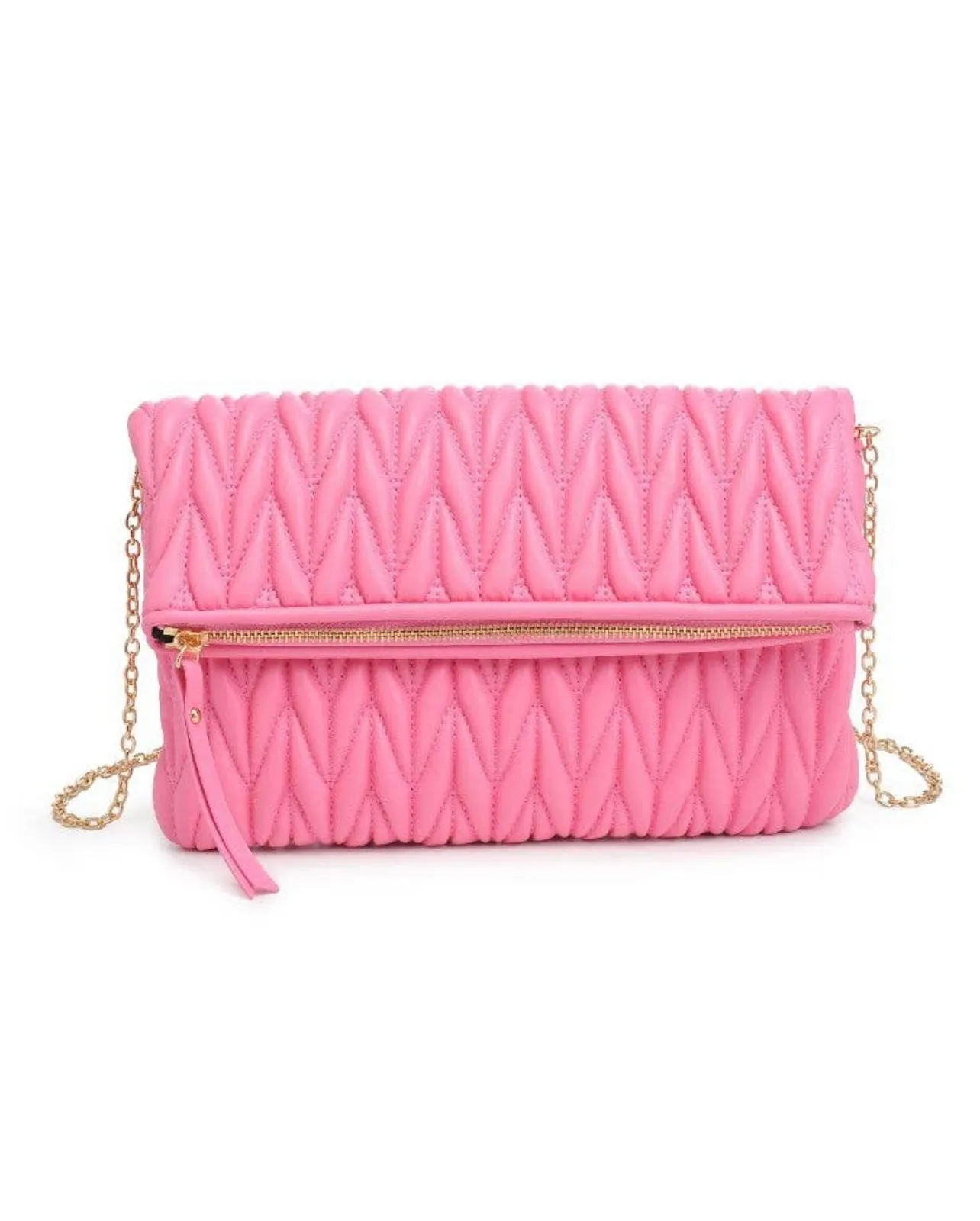 Quilted Foldover Clutch