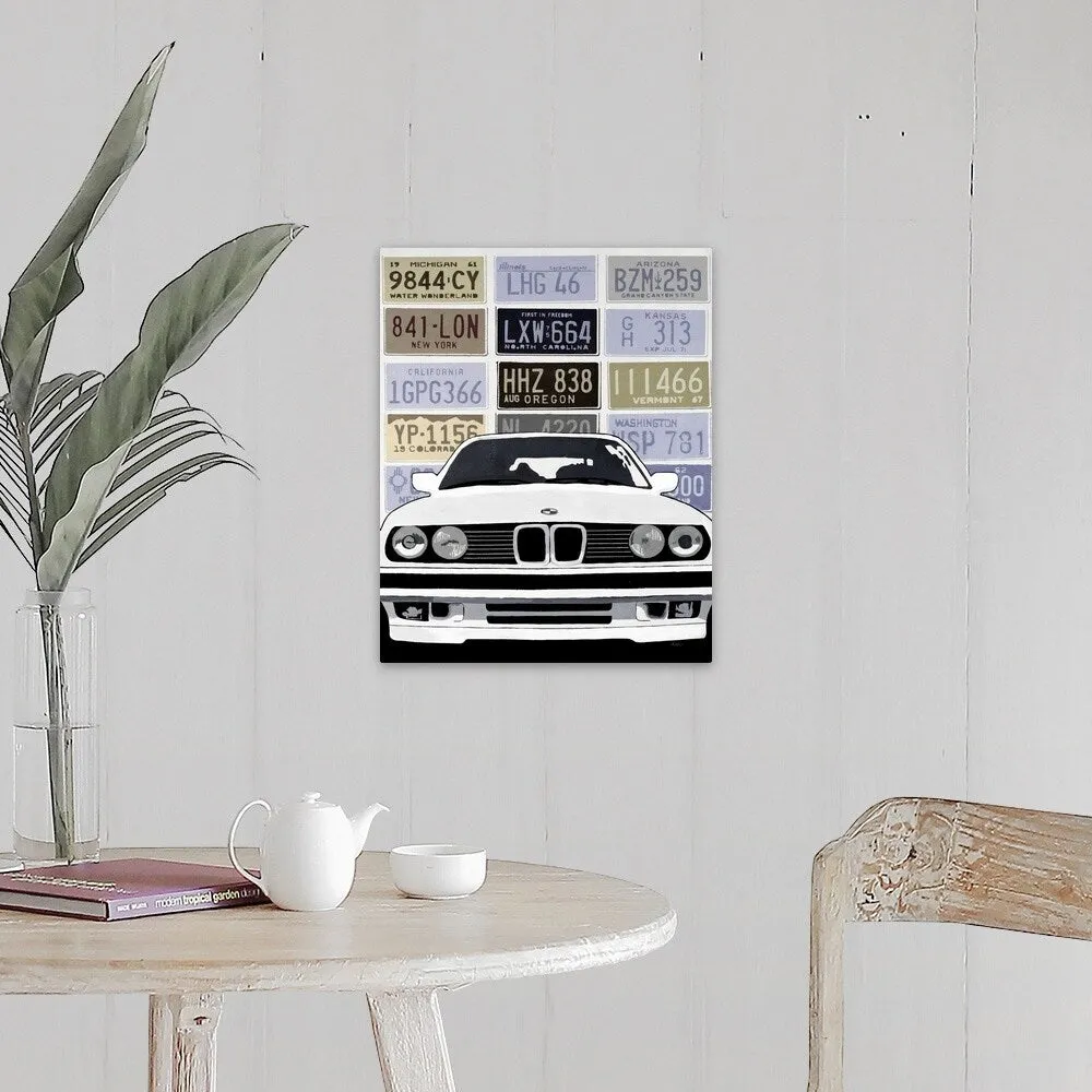 "BMW" Canvas Wall Art