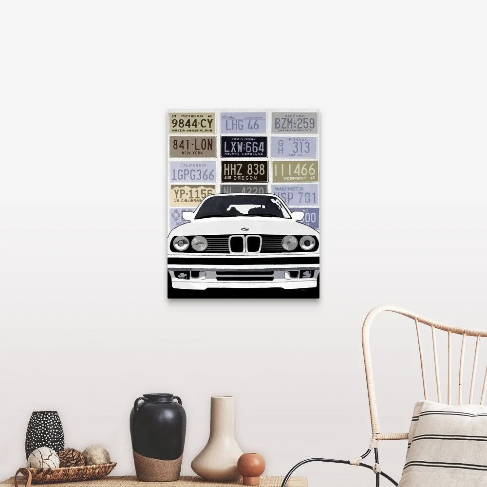 "BMW" Canvas Wall Art