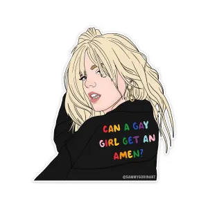 Renee Can A Gay Girl Get An Amen Sticker