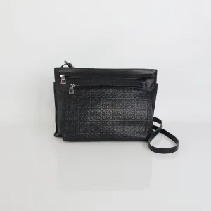 Repeat Anagram T Double Pouch Bag