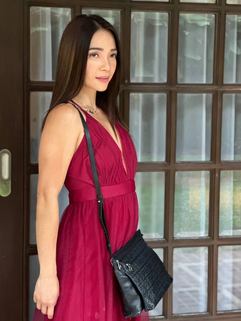 Repeat Anagram T Double Pouch Bag
