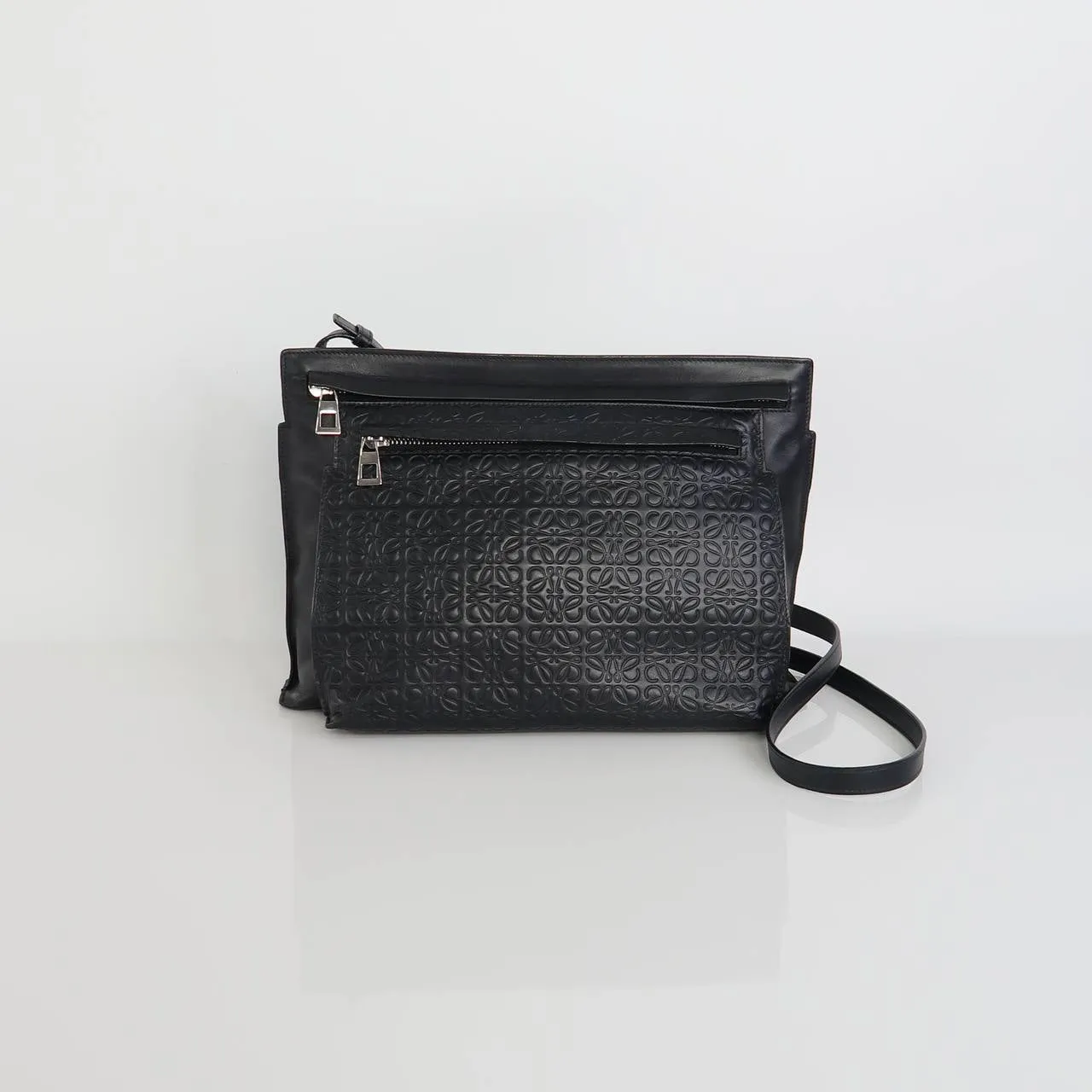 Repeat Anagram T Double Pouch Bag