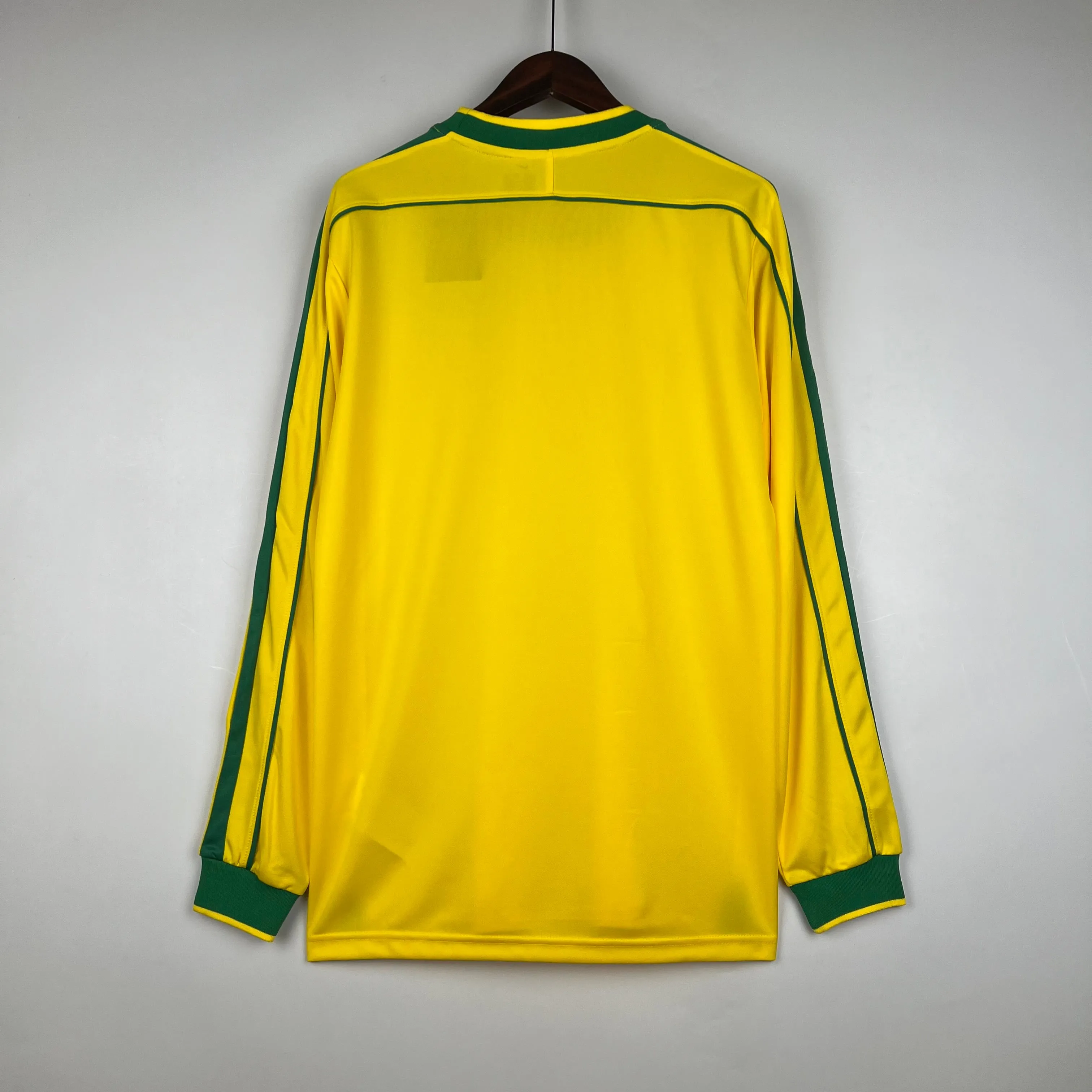 Retro Long Sleeve Brazil 1998 Home S-XXL