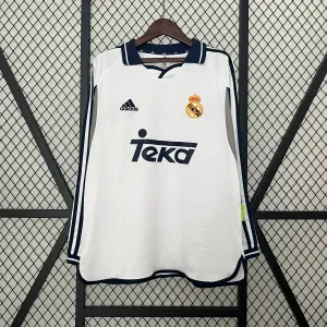 Retro long sleeve Real Madrid 00/01 Home S-XXL7