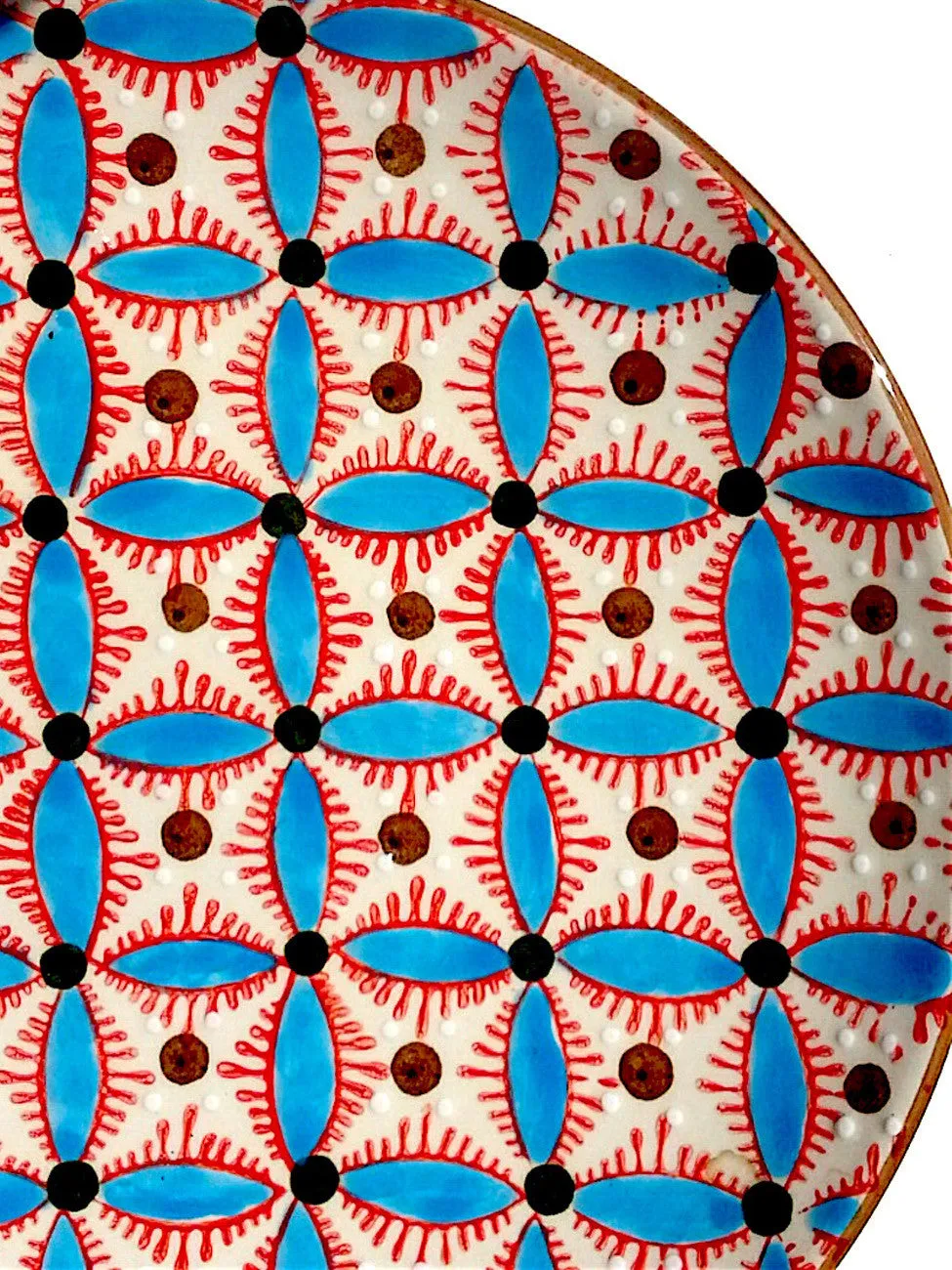 Salad Plate Mosaic Design Set Of 4