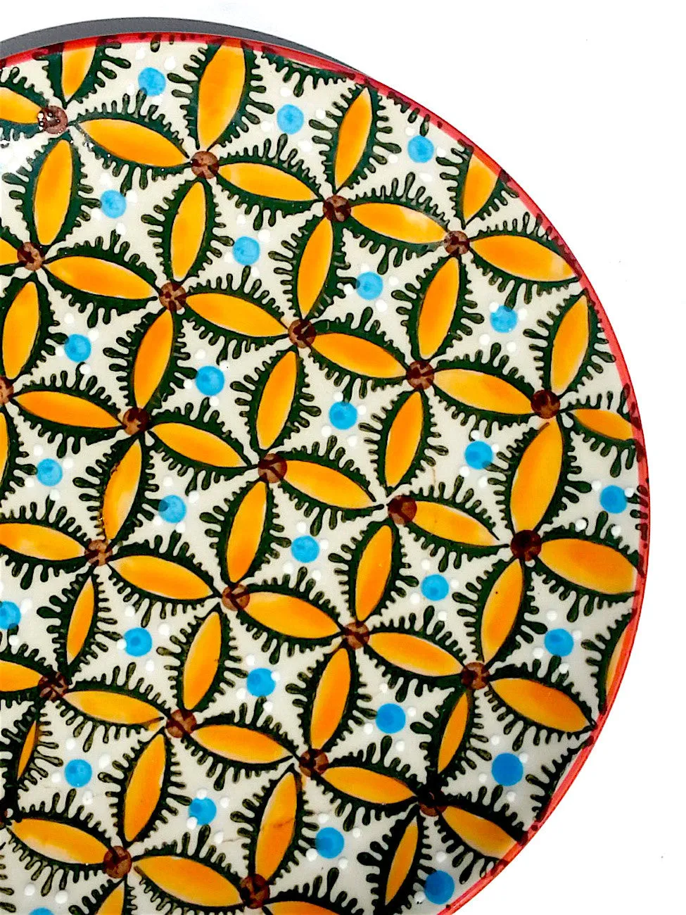 Salad Plate Mosaic Design Set Of 4
