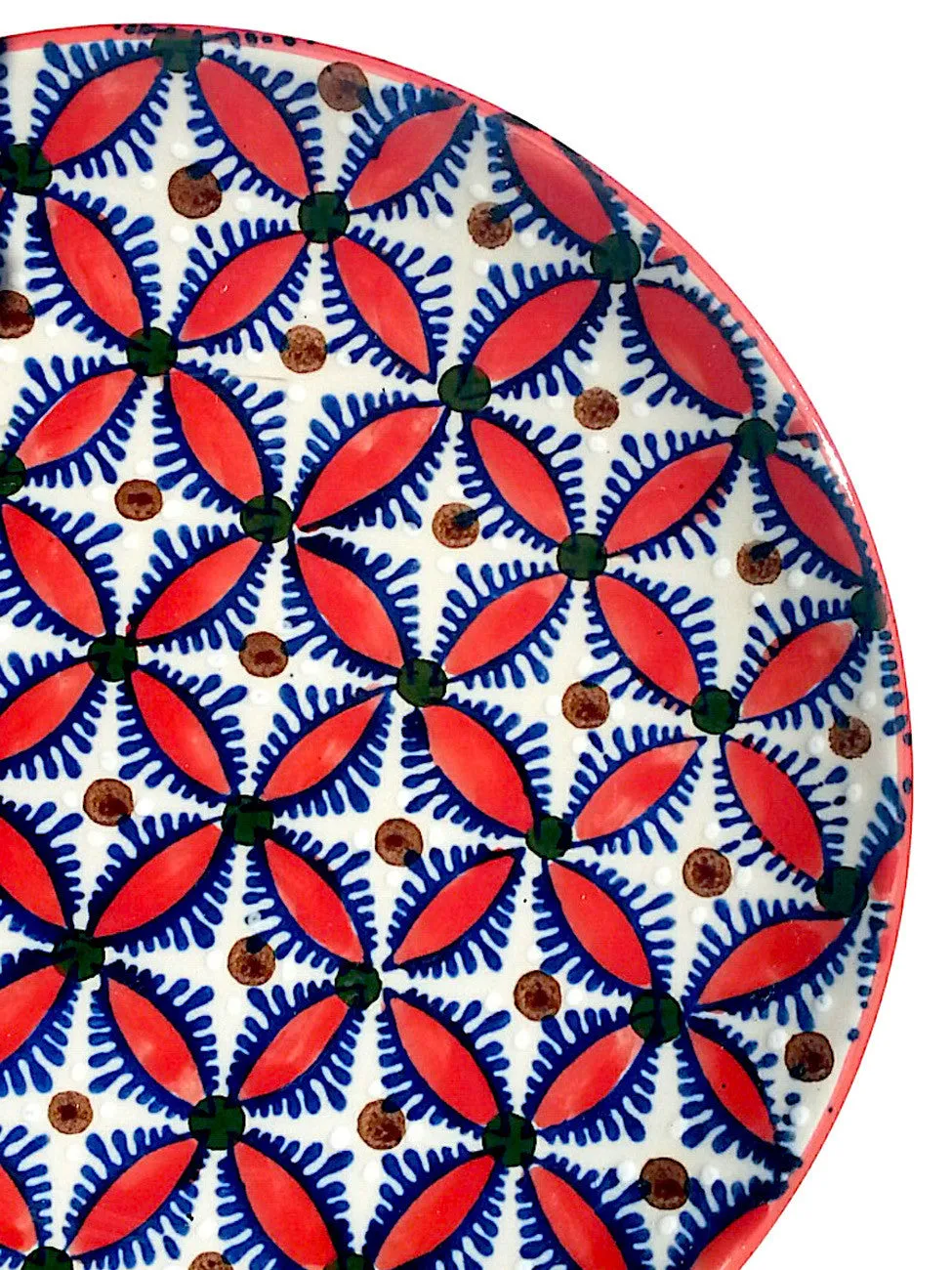Salad Plate Mosaic Design Set Of 4