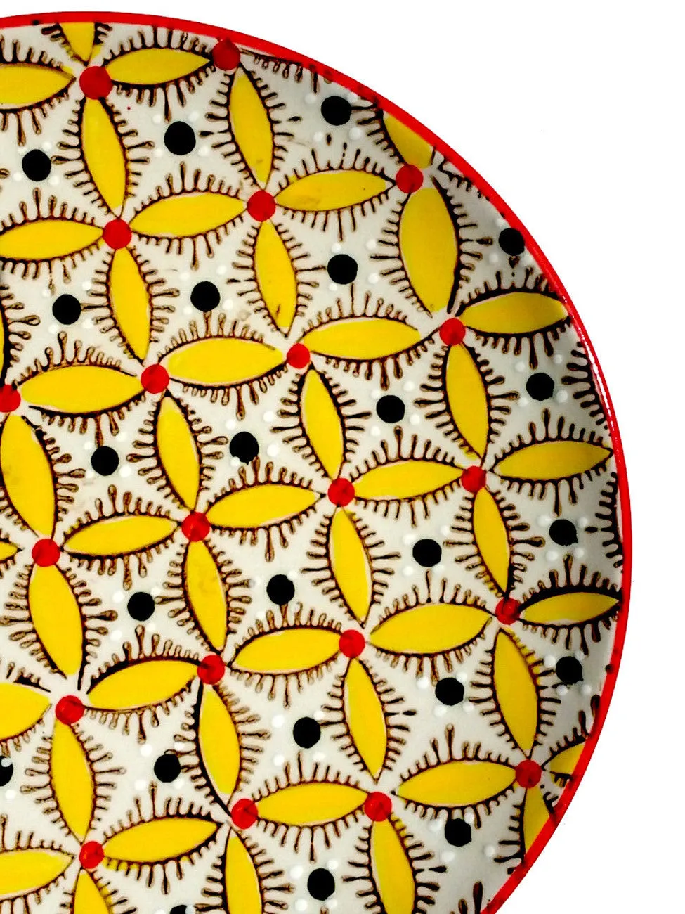 Salad Plate Mosaic Design Set Of 4
