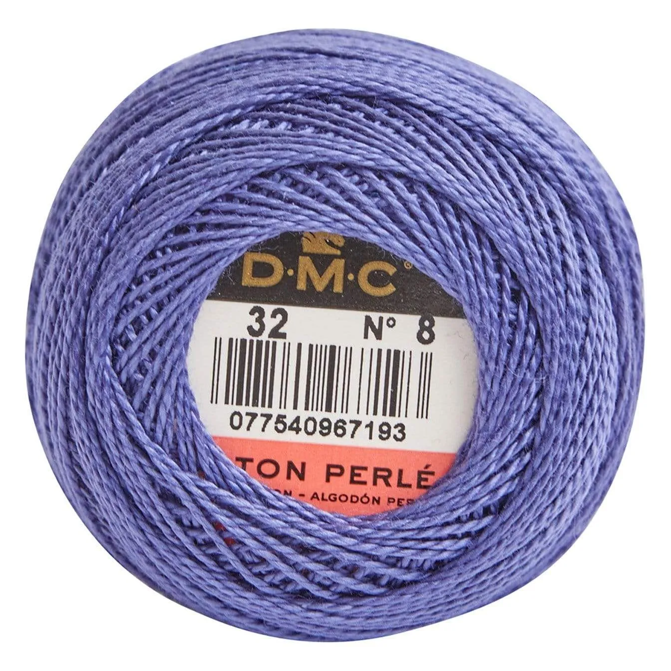 Size 8 Pearl Cotton Ball in Color 32 ~ Dark Blueberry