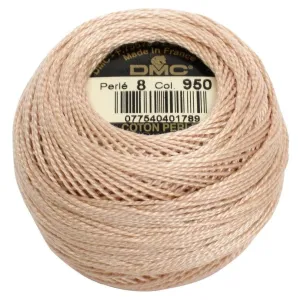 Size 8 Pearl Cotton Ball in Color 950 ~ Light Desert Sand