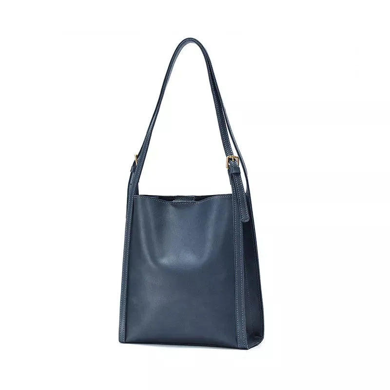 Small Leather Tote Bag - Shoulder Bag
