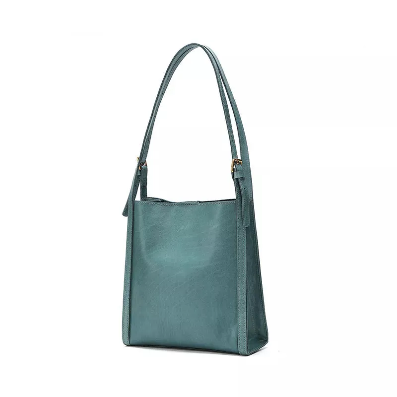 Small Leather Tote Bag - Shoulder Bag