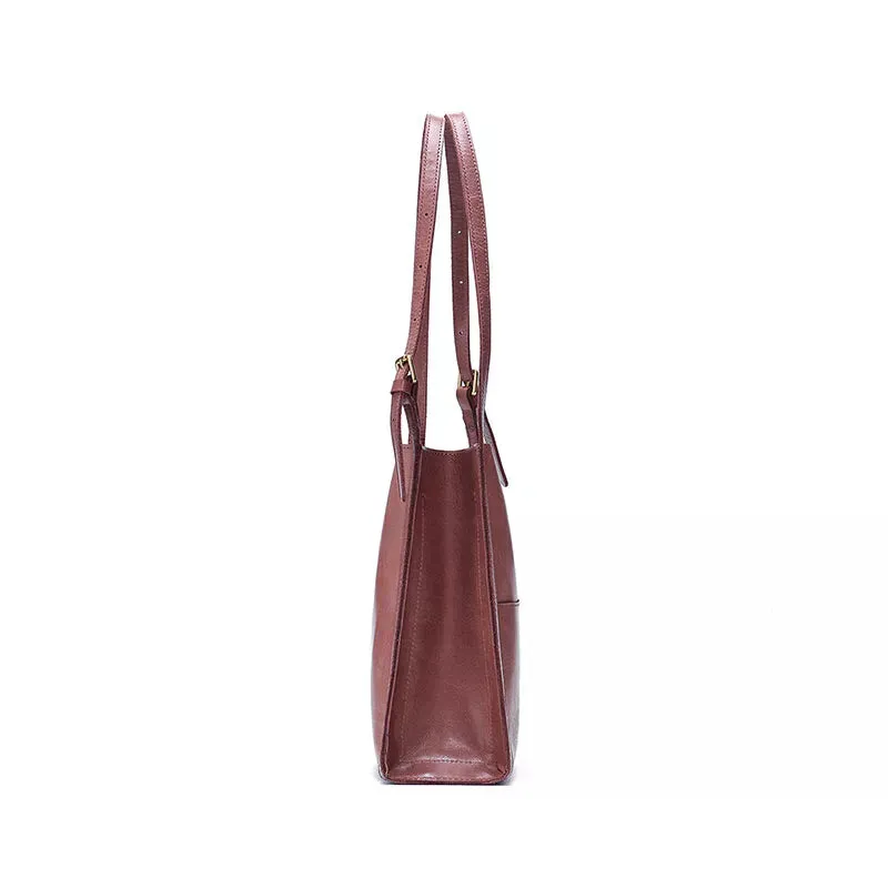 Small Leather Tote Bag - Shoulder Bag