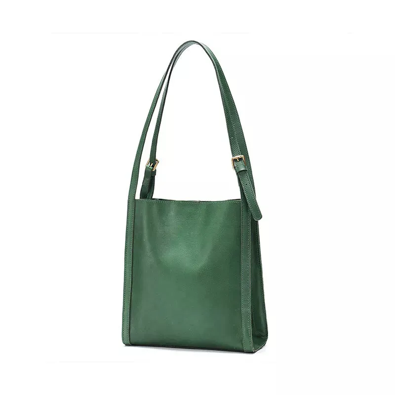 Small Leather Tote Bag - Shoulder Bag