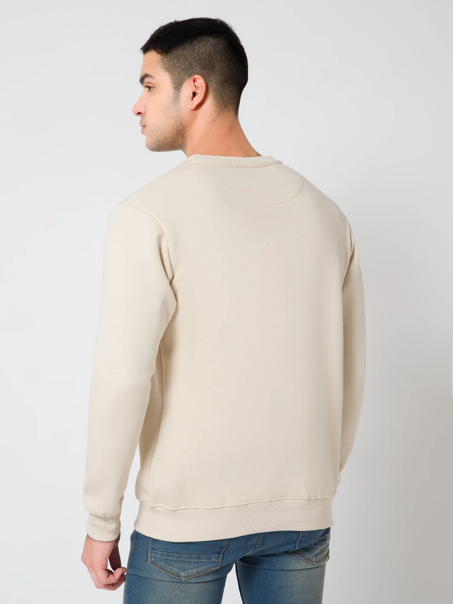 Solid Ivory Sweatshirt