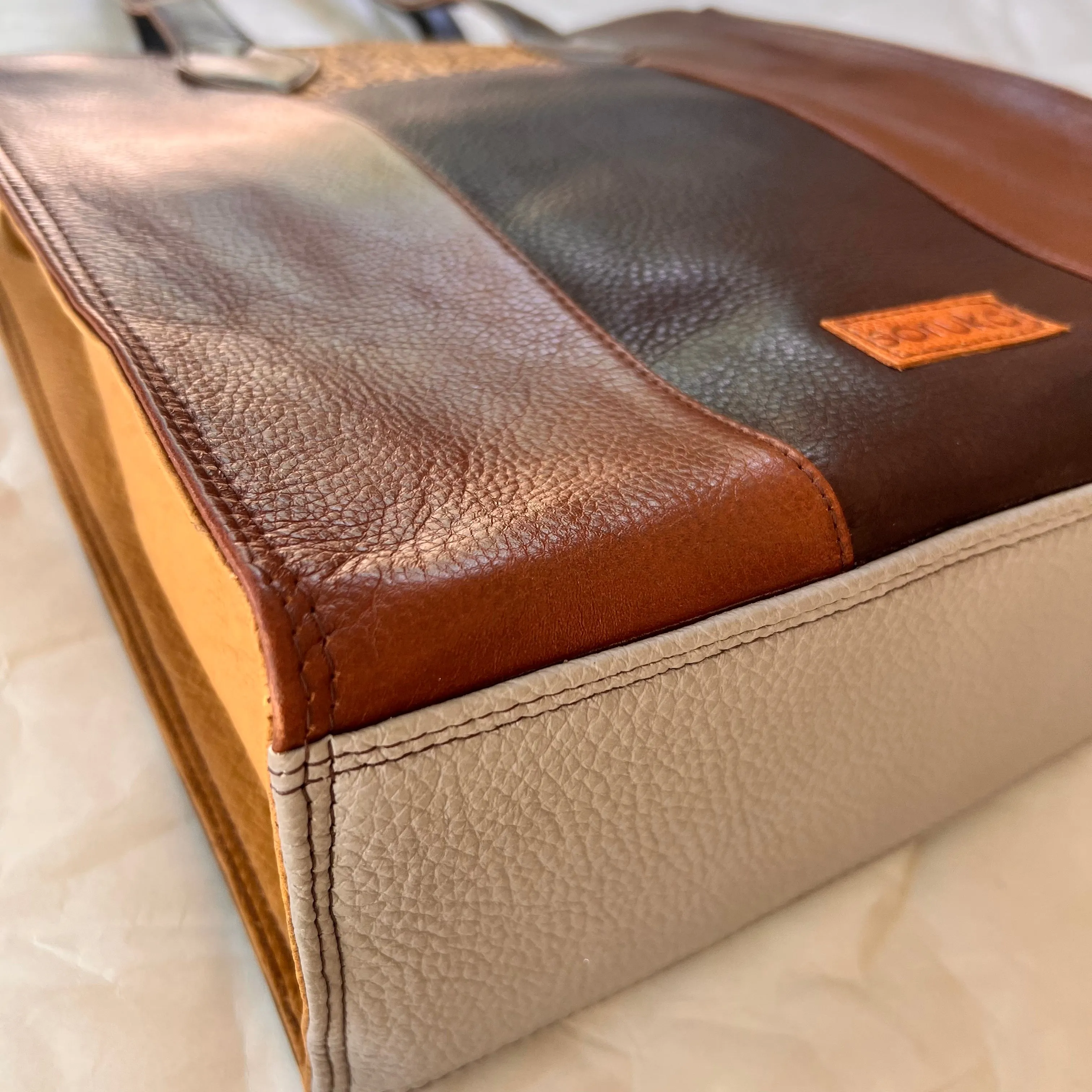 Soruka - Giselle Tote, Chocolate & Teal