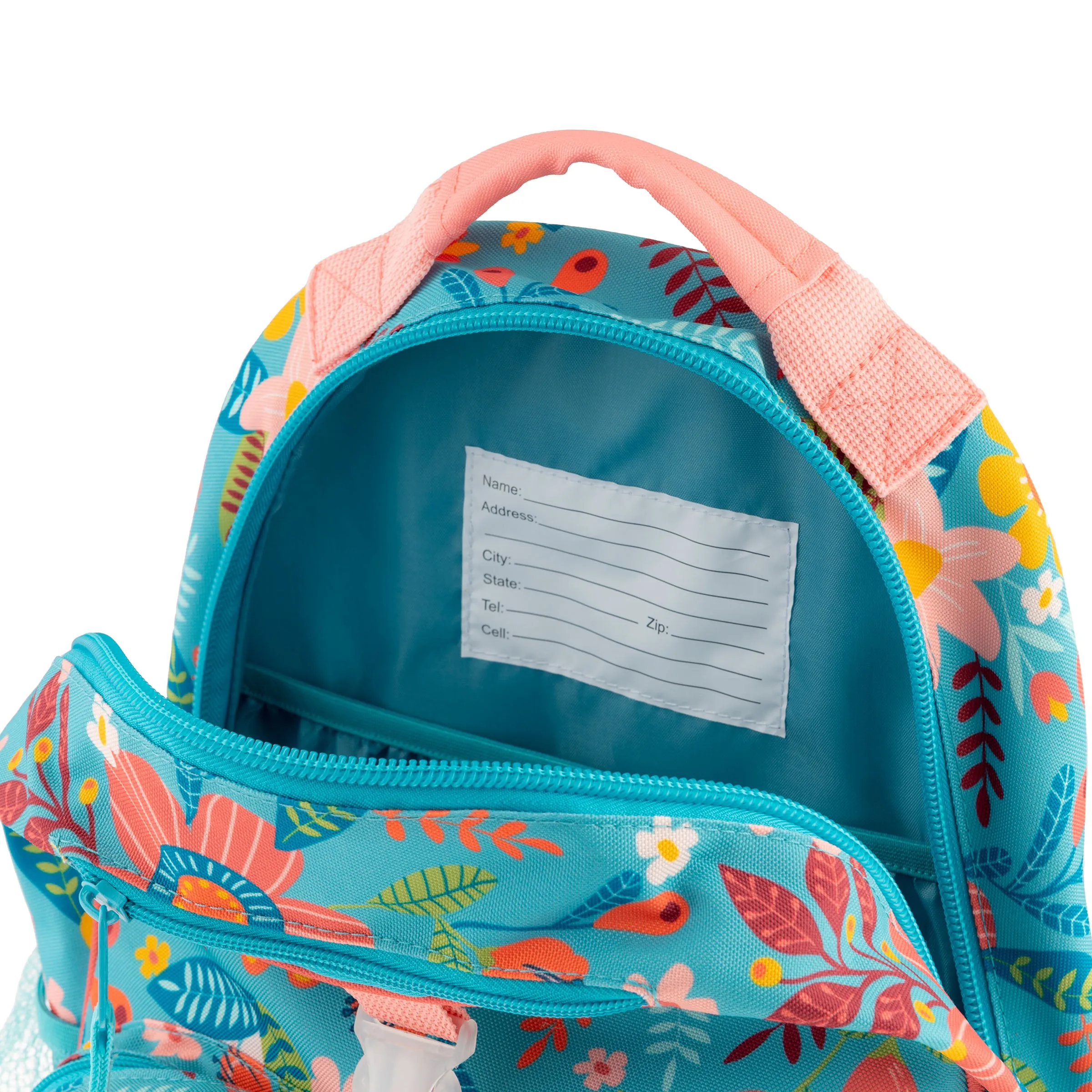 Stephen Joseph All Over Print Backpack, Turquoise Floral