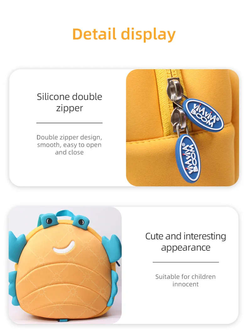 Supercute Crab Backpack Large