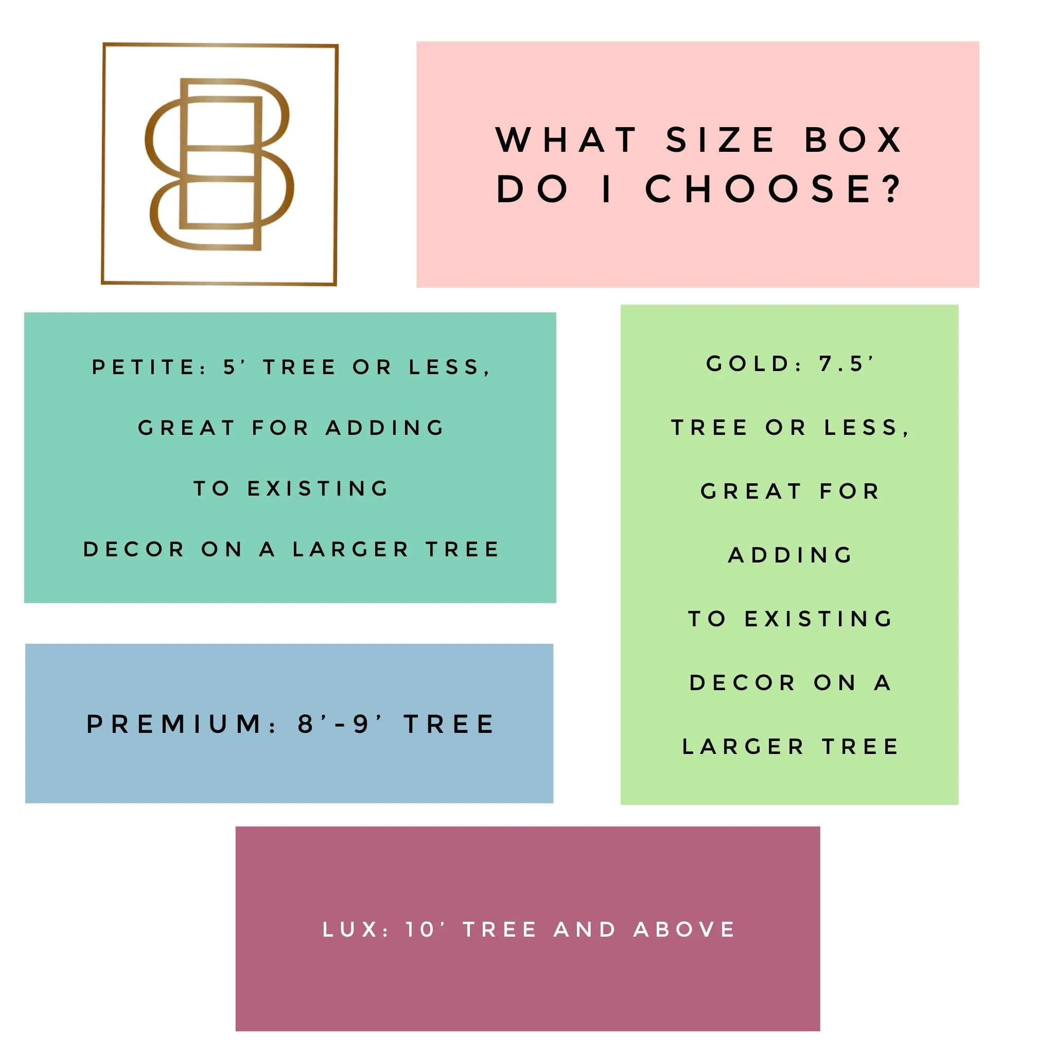 The London Christmas Tree Blanc Box