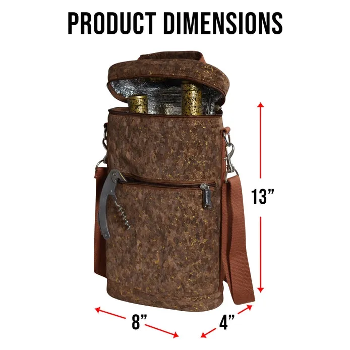 Two Bottle Wine Bag