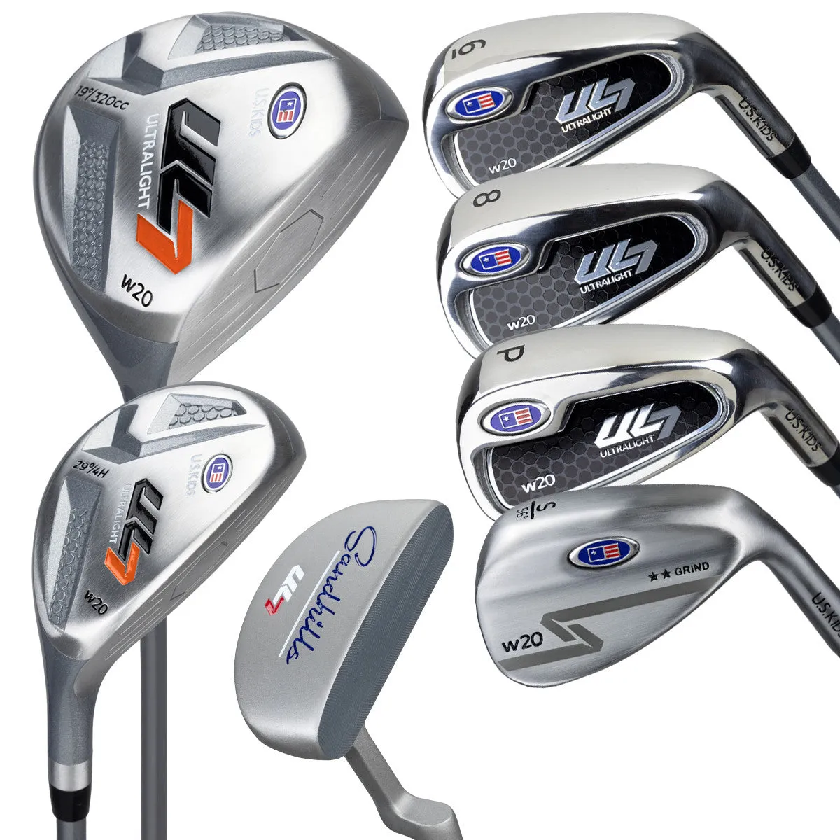 U.S. Kids Golf Ultralight 7 Club Set UL7