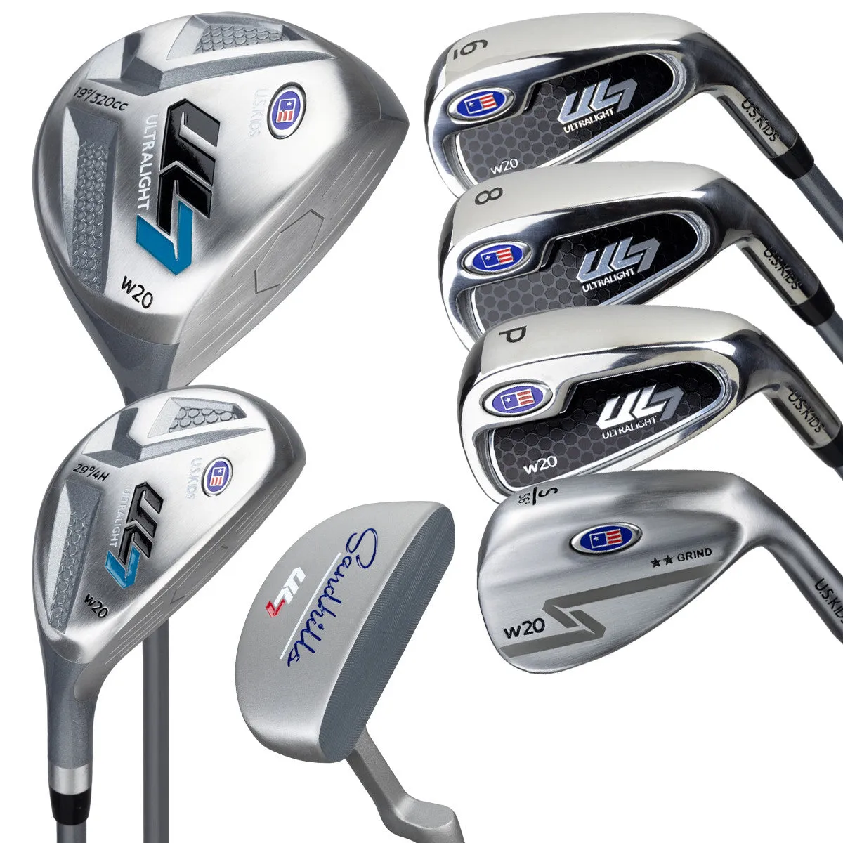 U.S. Kids Golf Ultralight 7 Club Set UL7