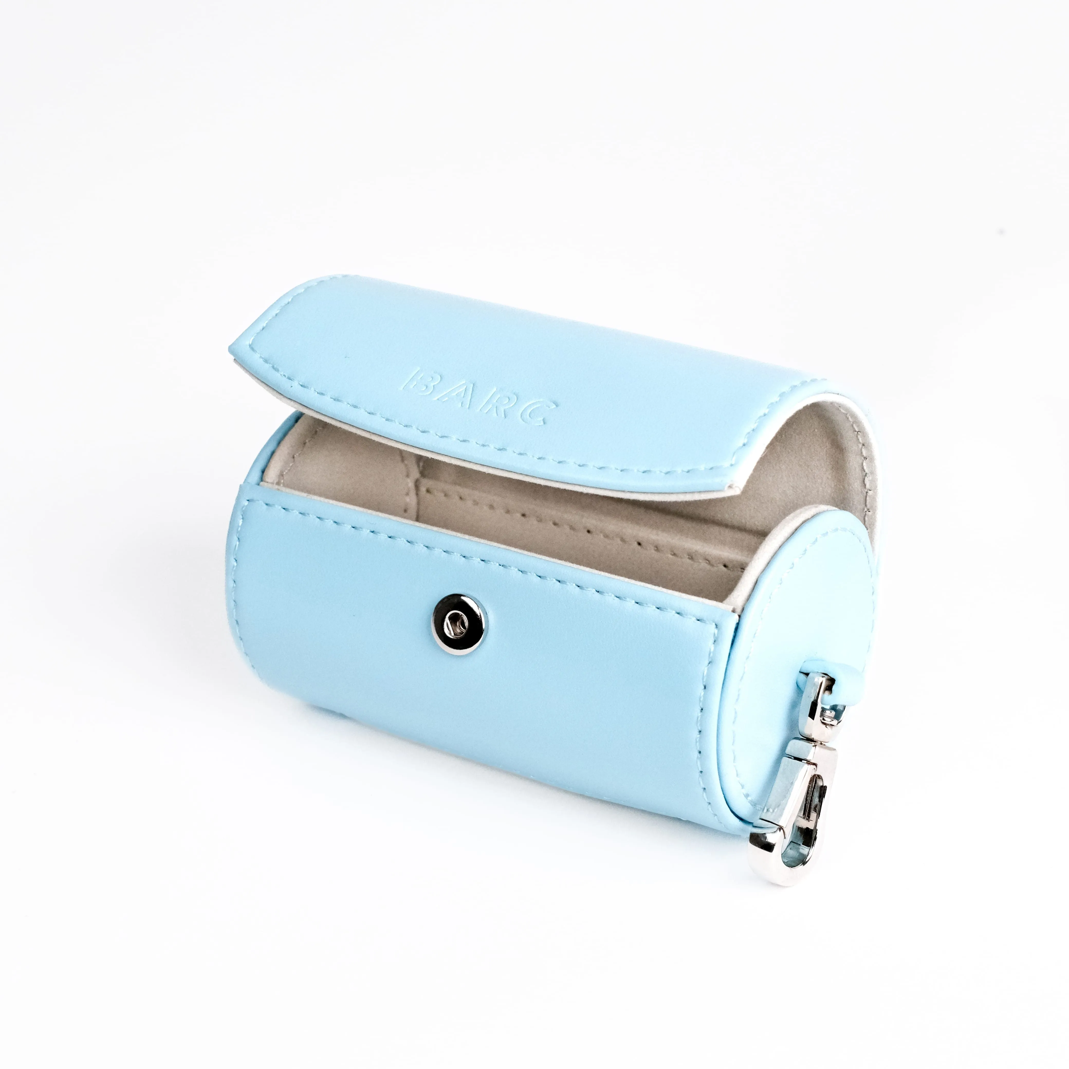 Vegan Leather Waste Bag Holder | Coastal Blue